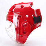 Karate head guard with mask
