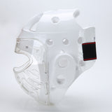 Karate head guard with mask